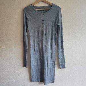 Enza Costa cotton/cashmere sweater dress size medium